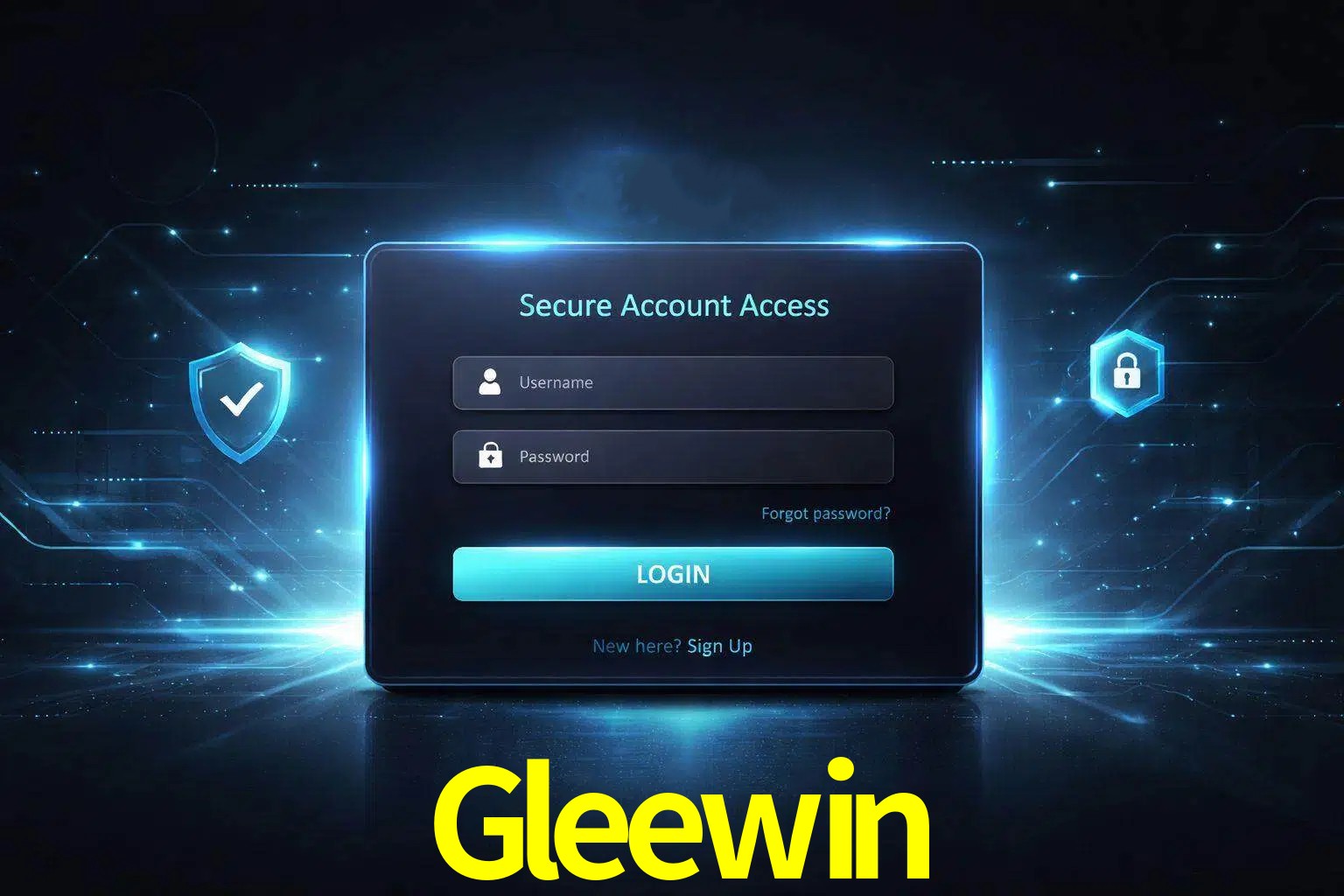Pantalla de inicio de sesión de cuenta Gleewin para usuarios en México